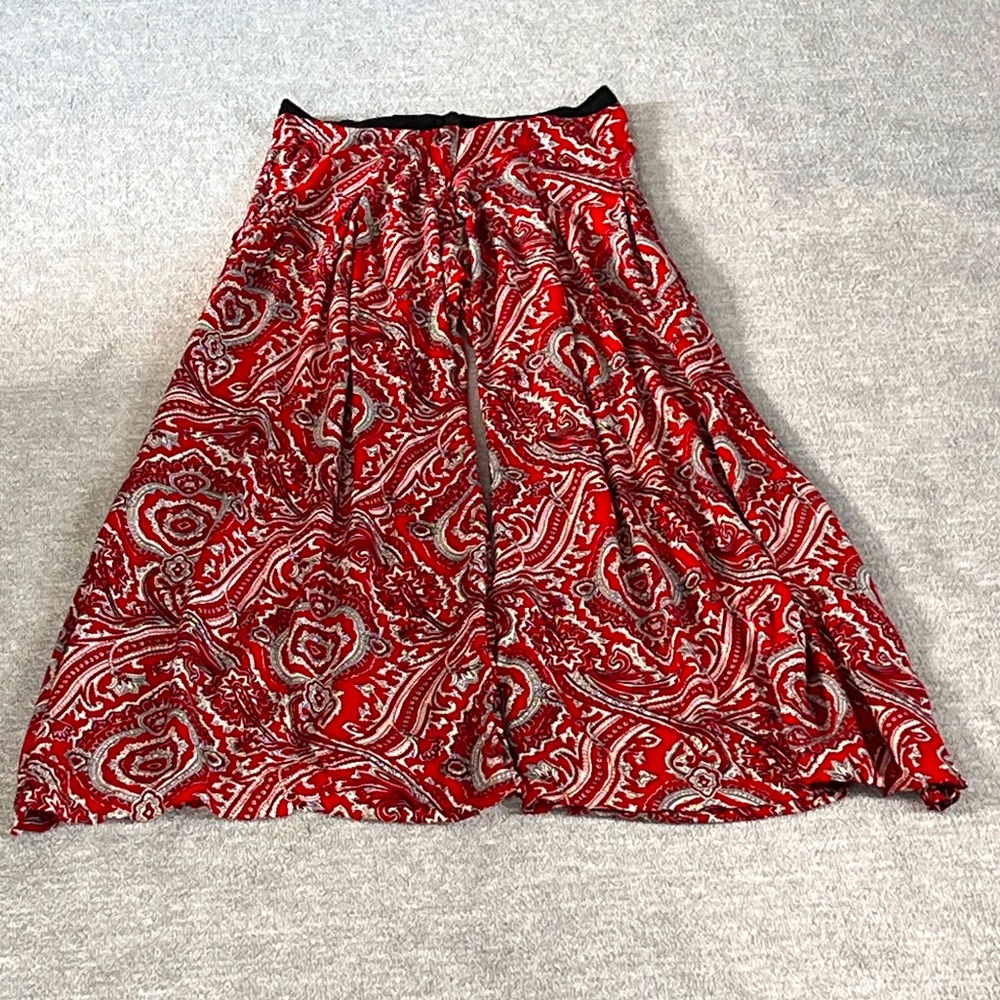 Staring At Stars Red Paisley Palazzo Pants